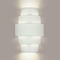 A19 Lighting San Marcos E26 Base Dimmable LED Wall Sconce, Bisque 1401-2LEDE26